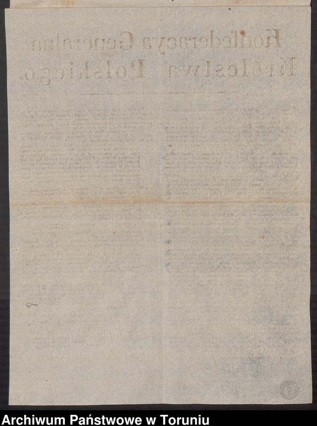 image.from.unit.number "Konfederacya Generalna Królestwa Polskiego do Narodu"