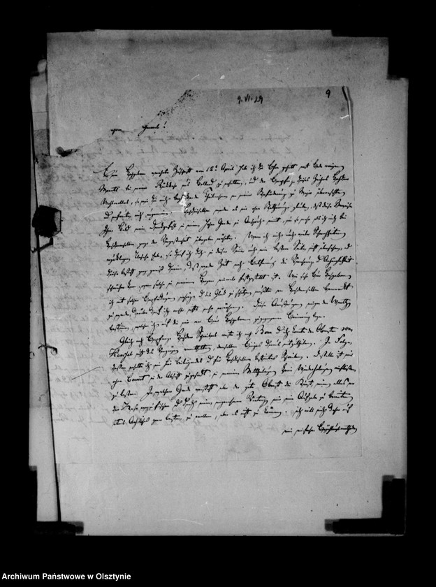 image.from.unit.number "/Schriftwechsel des Kommandeurs der 2 Kavalerie- Brigade Gf. Karl Lehndorff u. a. /"