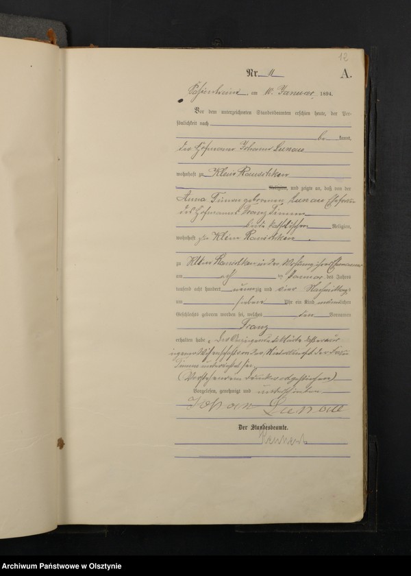 image.from.unit.number "Geburts-Haupt-Register Nr 1 - 265"