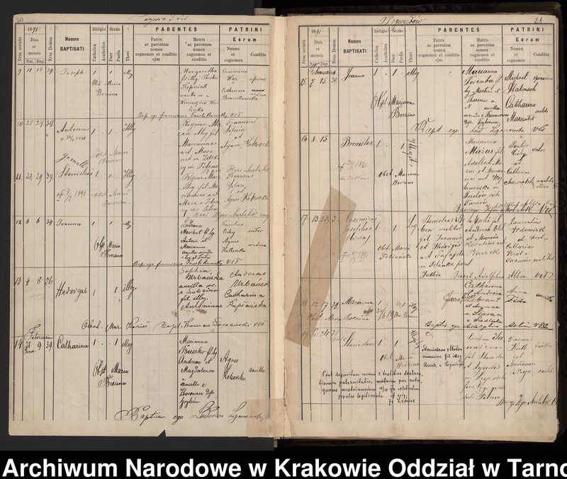 image.from.team "Akta stanu cywilnego Katedralnej Parafii Rzymskokatolickiej w Tarnowie"