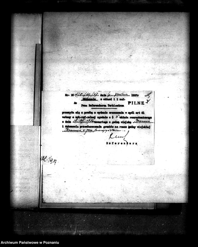 Obraz 13 z jednostki "Przewłaszczenie ziem dotacyjnych majątku Radomyśl powiatu leszczyńskiego"