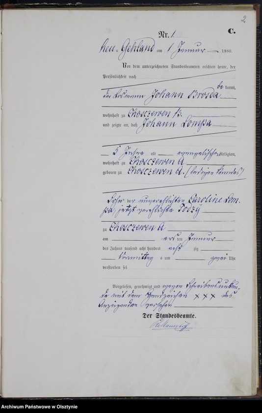 image.from.unit.number "Sterbe-Haupt-Register Nr 1 - 27"