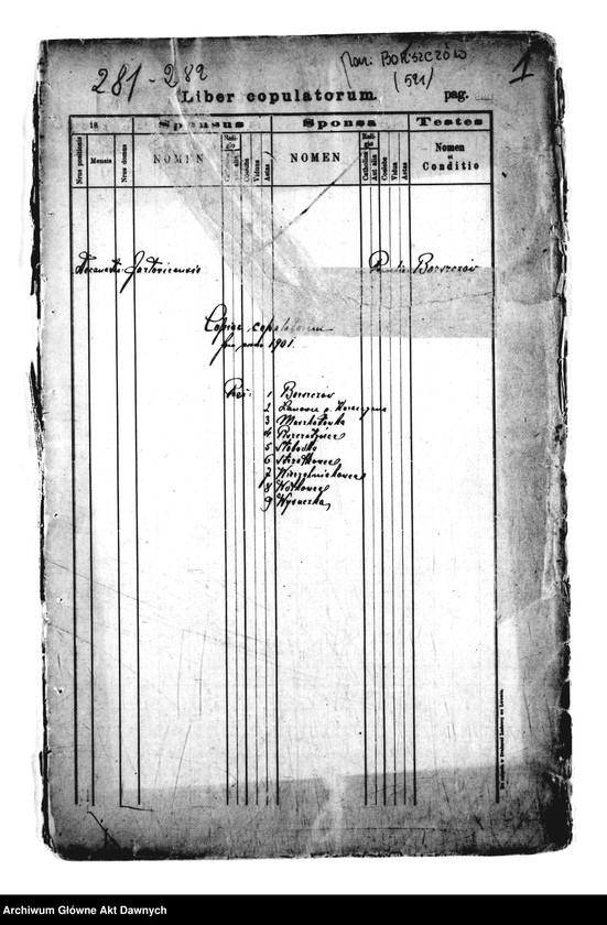 image.from.unit.number "Parafia: Borszczów. Dekanat: Borszczów. Kopie z ksiąg metrykalnych śl., zg. dla całej parafii (miasto Borszczów i wsie)."