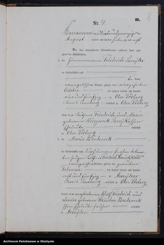 image.from.unit.number "Heiraths-Haupt-Register Nr 1 - 9"