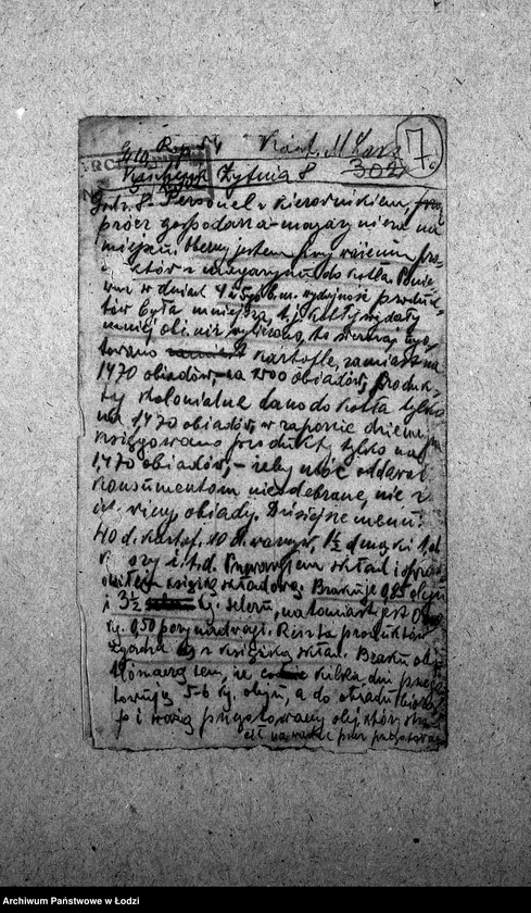 Obraz 10 z jednostki "[Kuchnia nr 302, ul. Żytnia 8. Kuchnia, ul. Żytnia 20. Działalność kuchni, personel, konsumenci, kontrole]"