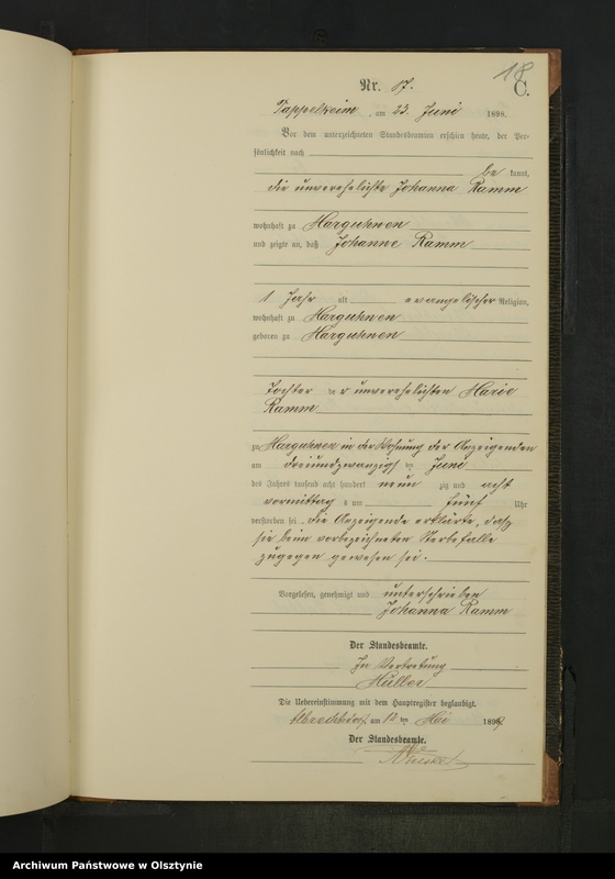 image.from.unit.number "Sterbe-Neben-Register Nr 1 - 32"