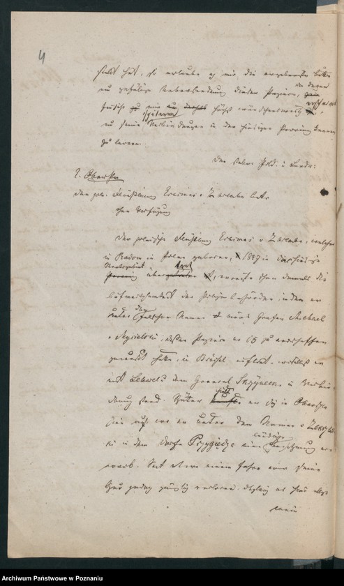 Obraz 8 z jednostki "A. betr. den polnischen Emigranten Erasmus von Zaremba"