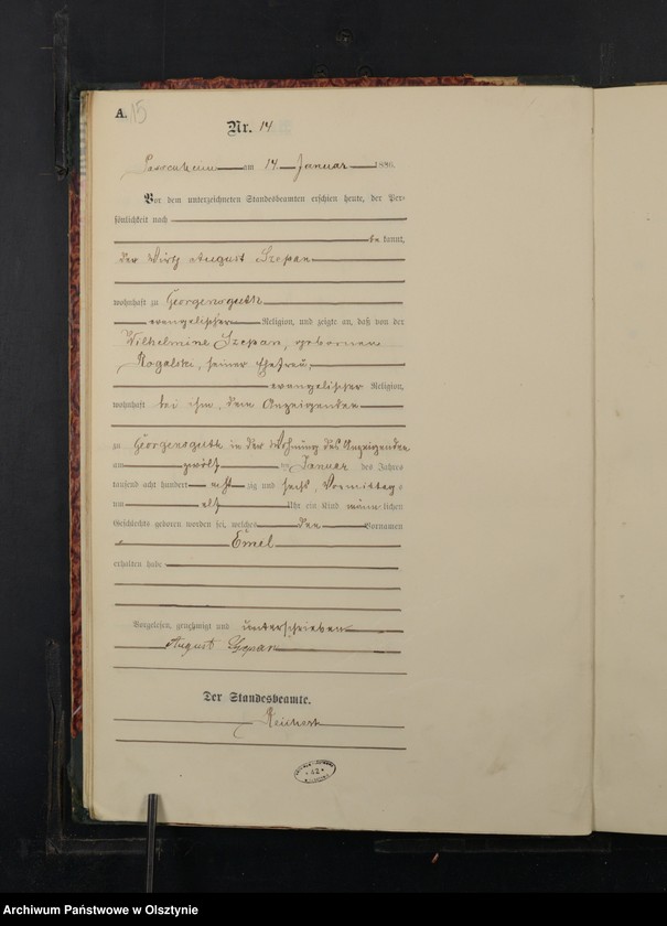 image.from.unit.number "Geburts-Haupt-Register Nr 1 - 257"