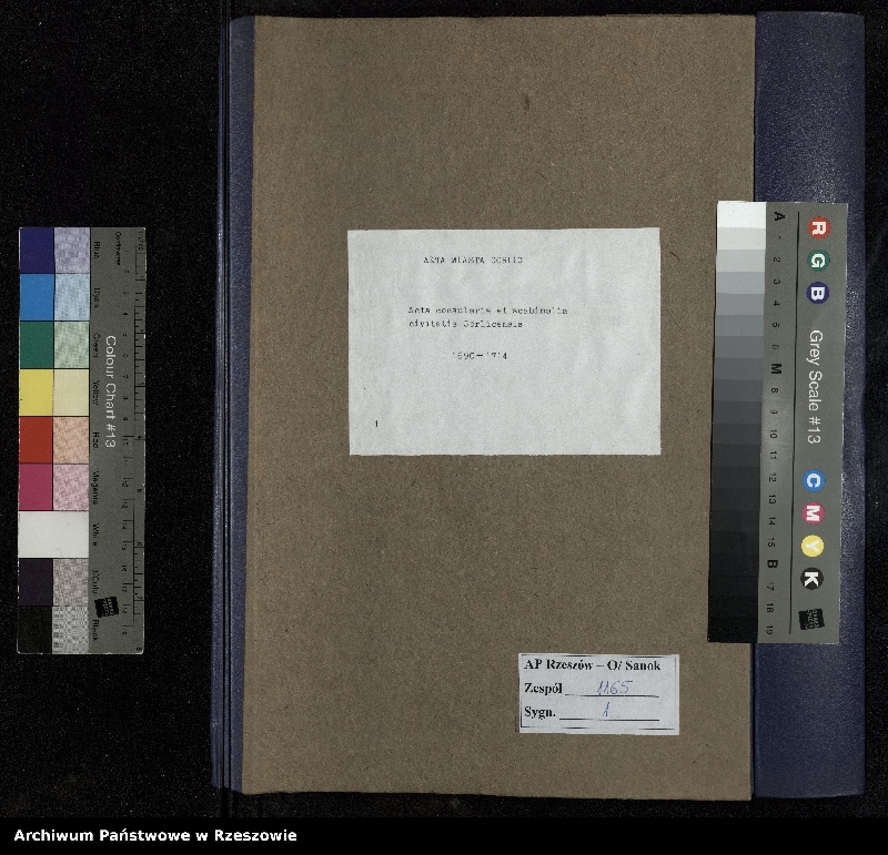 image.from.collection.number "Gorlice w okresie staropolskim111"