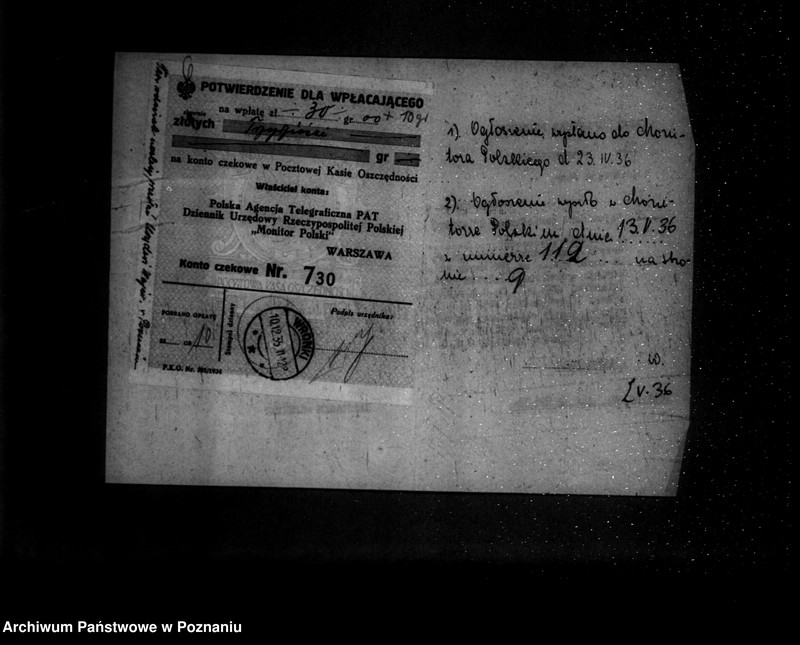 Obraz 10 z jednostki "/Towarzystwo Gimnastyczne Sokół we Wronkach powiat Szamotuły -rejestracja/"