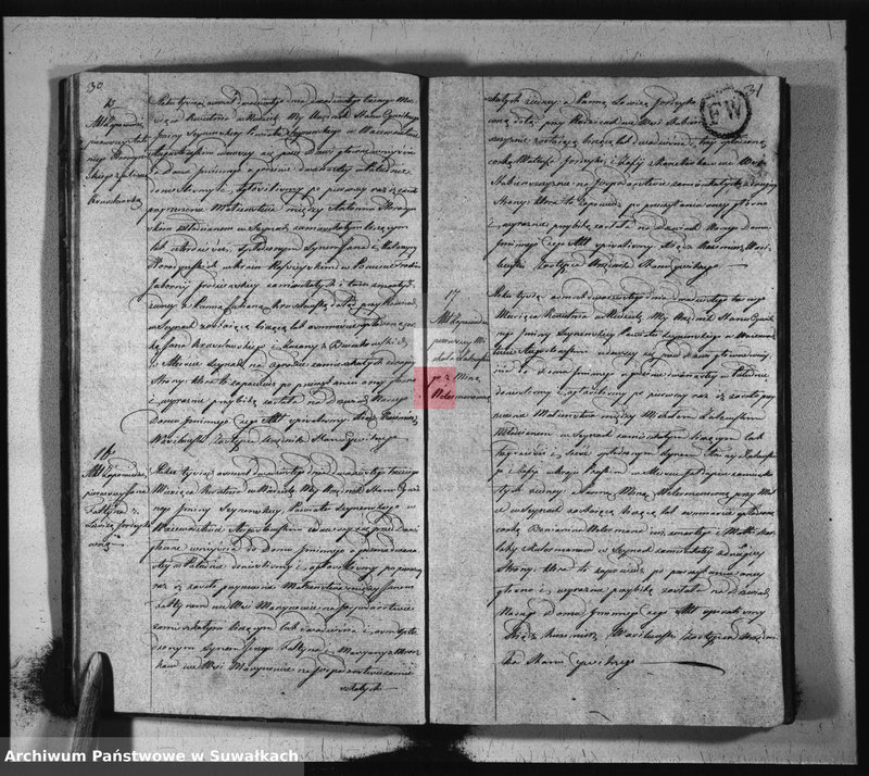 image.from.unit.number "Akta zaślubionych stanu cywilnego gminy seyneńskiey od 1-go stycznia 1820 roku."