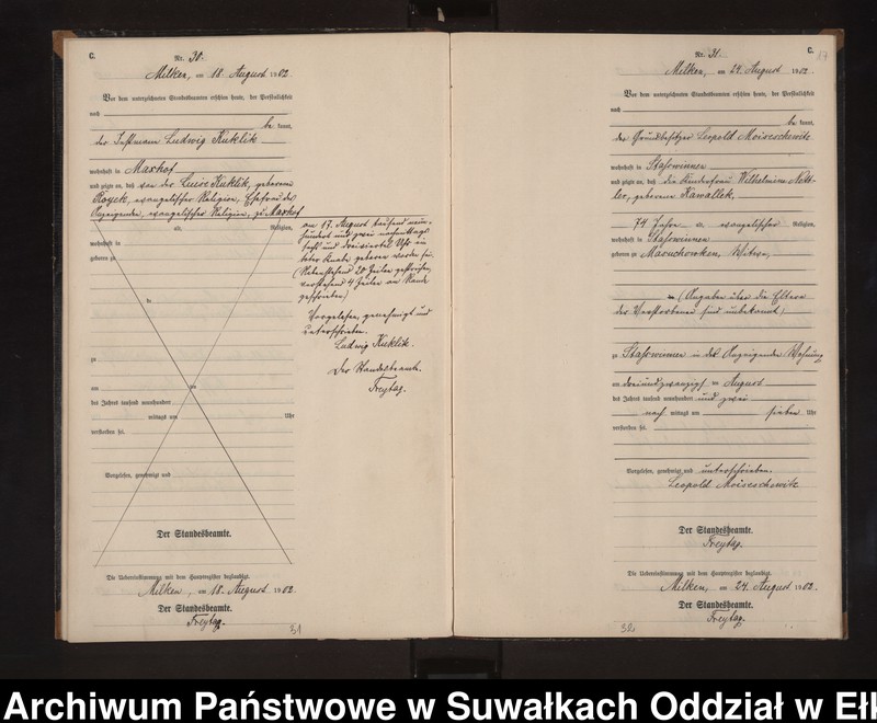 image.from.unit.number "Sterbe-Neben-Register des Preussischen Standes-Amtes Stasswinnen Kreis Lötzen"