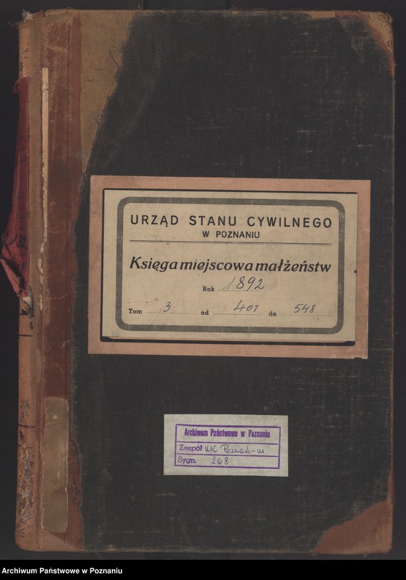 Obraz 2 z jednostki "Księga małżeństw t. III"