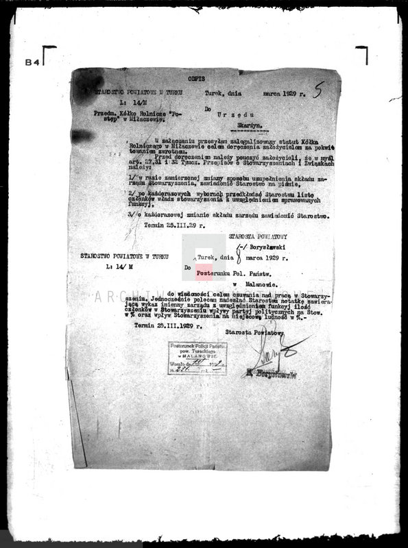 Obraz 9 z jednostki "/Kółko Rolnicze/ sprawy organizacyjne"