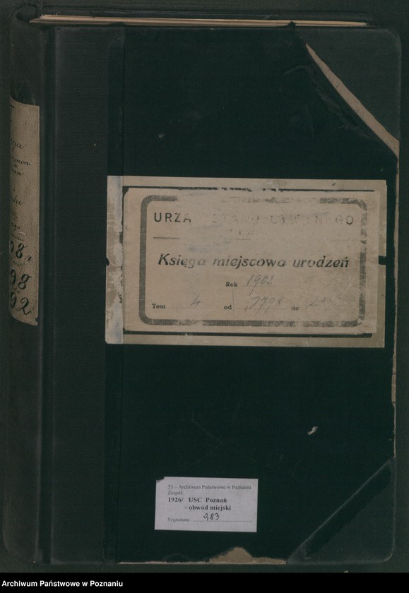 Obraz 2 z jednostki "Księga miejscowa urodzeń tom IV [Rejestr główny urodzeń]"