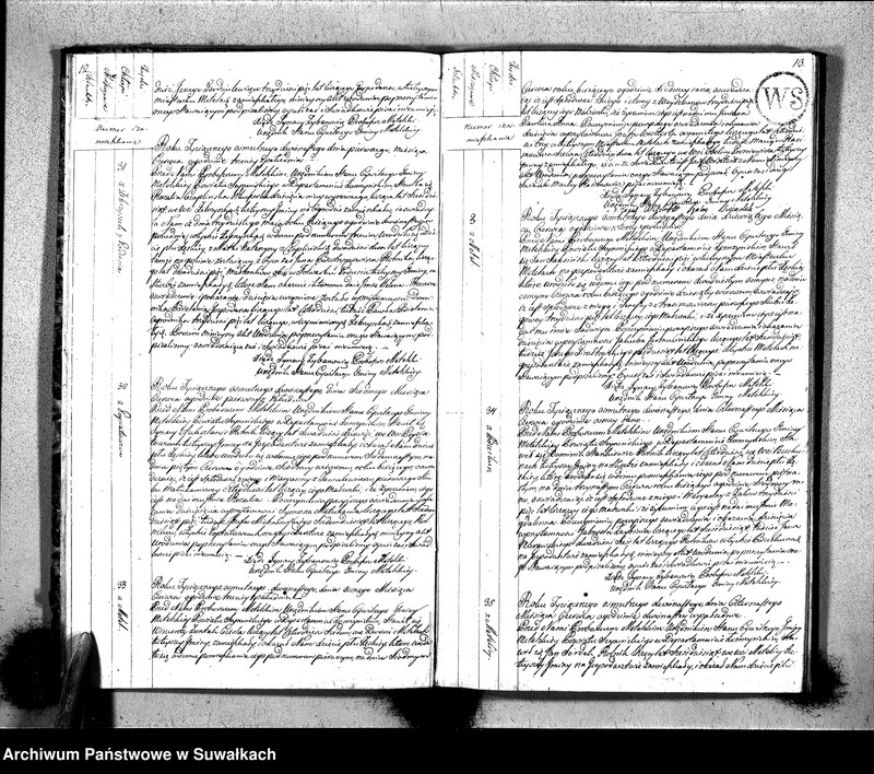 image.from.unit.number "Księgo Aktów Urodzenia Urzędnika Stanu Cywilnego Gminy Metelskiey Powiatu Seyneńskiego Departamentu Łomżyńskiego od 1- go Stycznia Tysiąc Osimset dwónastego Roku"