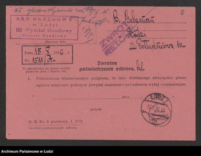 Obraz 10 z jednostki "B.Gelzman- sklep kolonialny"