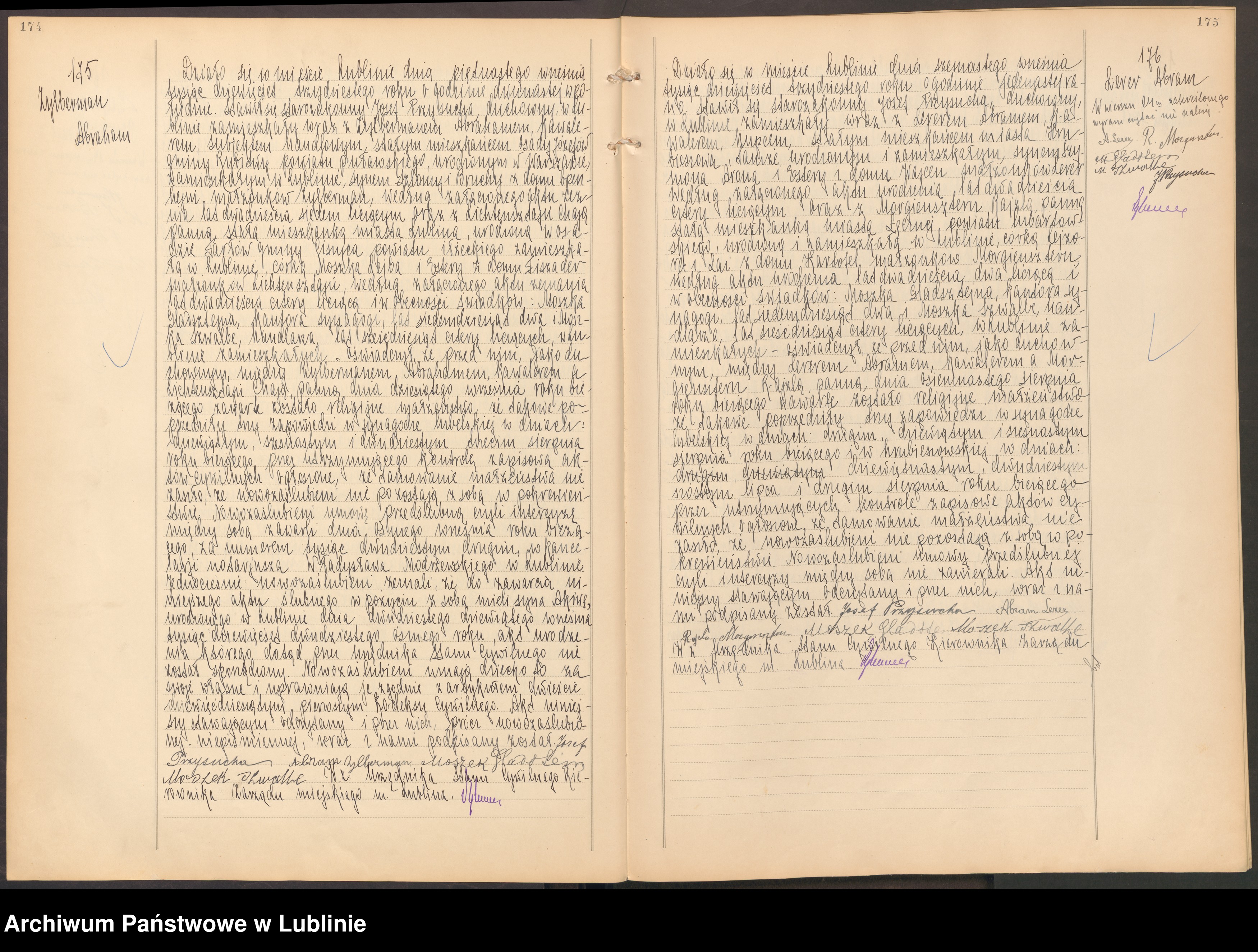 Skan z jednostki: Księga małżeństw