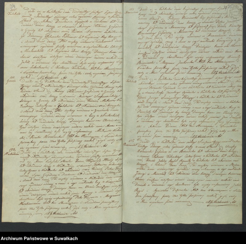 image.from.unit.number "Duplikat Akt Urodzonych, Zaślubionych i Zmarłych w Parafii Kaletnickiey. Kaletnik poczynający się od dnia 1-go Stycznia do dnia 31 Grudnia 1847 roku."