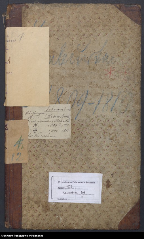 Obraz 2 z jednostki "Księga Aktów Urodzenia tudzież Księga Aktów Zejścia."