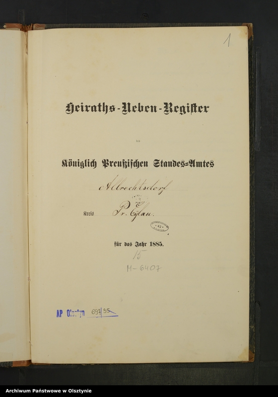 image.from.unit.number "Heiraths-Neben-Register Nr 1 - 10"