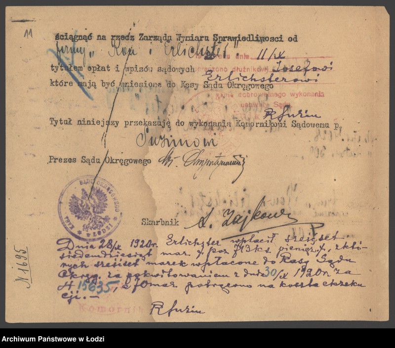 Obraz 13 z jednostki "Kon i Erlichster- sprzedaż przędzy"