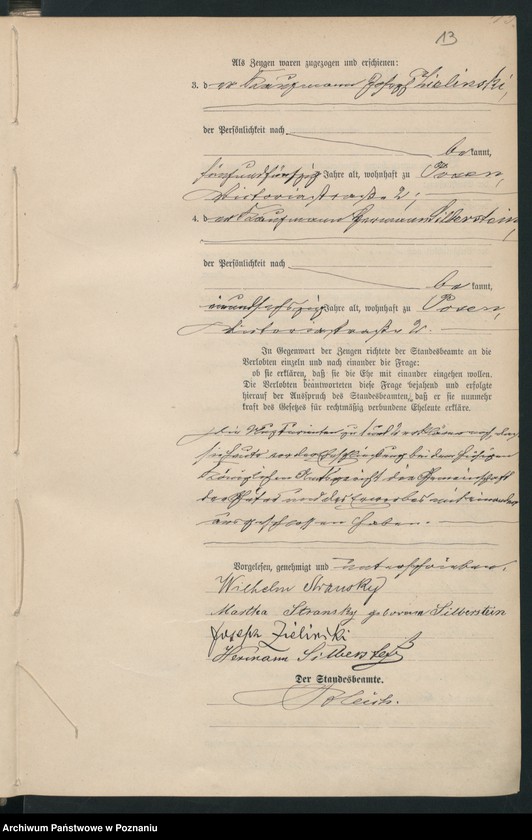 Obraz 15 z jednostki "Księga małżeństw t. I"