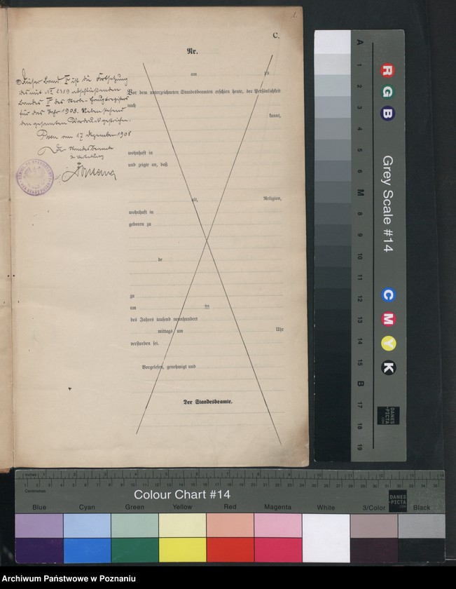 Obraz 3 z jednostki "Księga miejscowa zgonów tom V [Rejestr główny zgonów]"