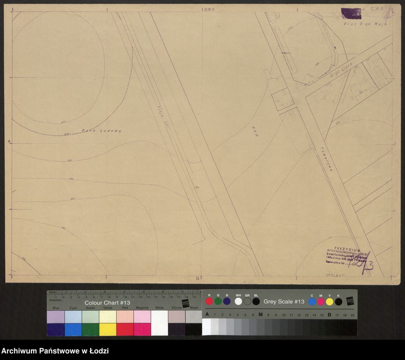 Obraz 1 z jednostki "Plan m. Łodzi 1: 2000. Sekcja SW 3"