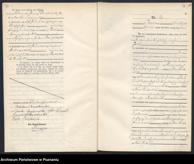 Obraz 18 z jednostki "Księga małżeństw"