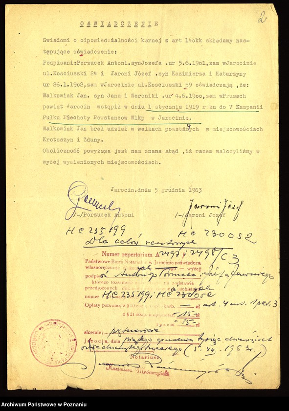 Obraz 17 z jednostki "Życiorysy powstańców wielkopolskich: W - tom ll /Walkowiak Jan - Wawrzynkowski Franciszek/."