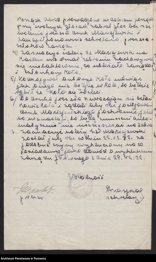 Obraz 12 z jednostki "Żerków, powiat Jarocin - akta koła."