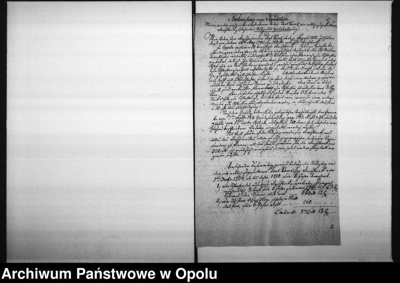 Obraz 9 z jednostki "Acta des Magistrats zu Oppeln betreffend die Ablösung der Fleischbank-Gerechtigkeit der Paul Kureck