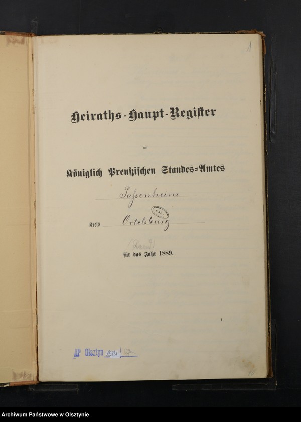 image.from.unit.number "Heiraths-Haupt-Register Nr 1 - 40"