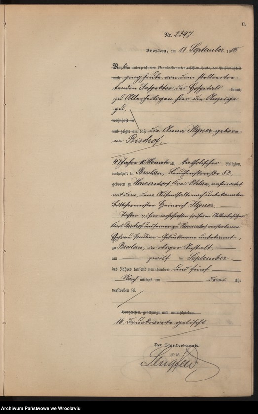 image.from.unit.number "Sterbe-Haupt-Register Breslau I 1905 Band 7"