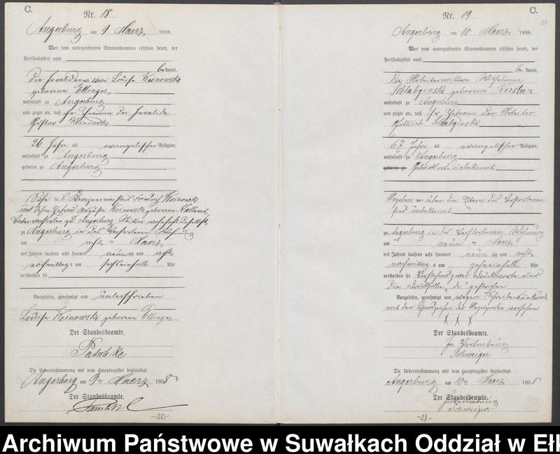 image.from.unit.number "Sterbe-Neben-Register des Preussischen Standes-Amtes Angerburg Kreis Angerburg"