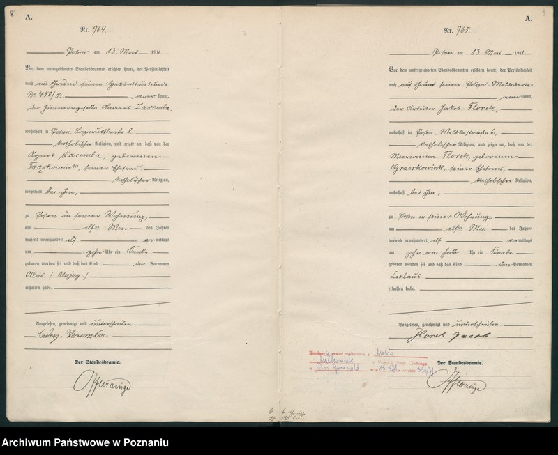 Obraz 7 z jednostki "Księga miejscowa urodzeń tom III [Rejestr główny urodzeń]"