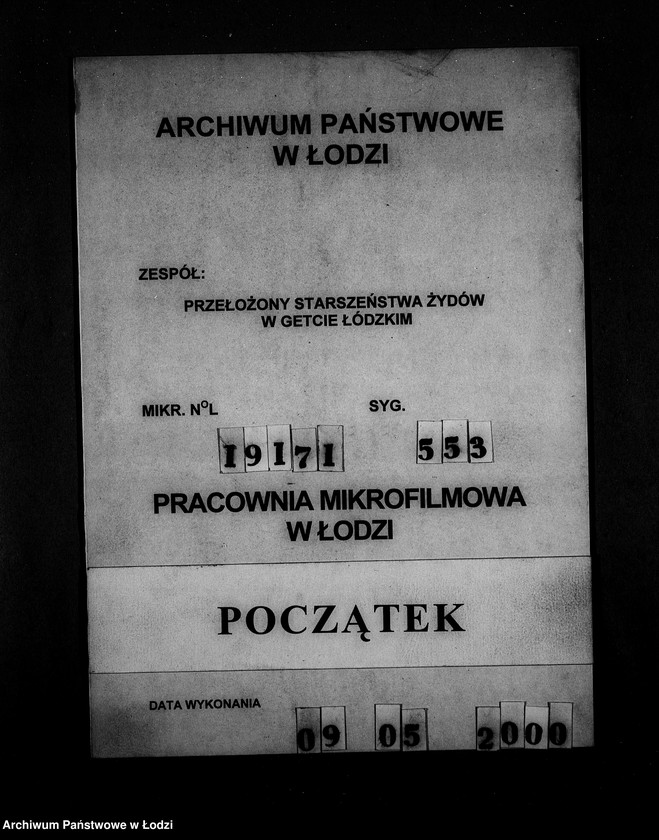 Obraz 1 z jednostki "Zentrallager für Eisen und Metall aller Arbeits-Ressorte [Zasiłki chorobowe dla pracowników wydziału, listy pracowników, zaświadczenia lekarskie]"