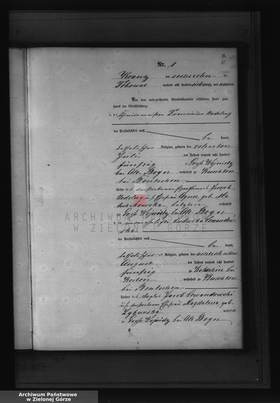 Obraz 4 z jednostki "Heirats-Haupt-Register"