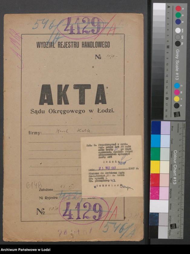 Obraz 2 z jednostki "Karol Kolbe w Pabianicach- garbarnia i wytwórnia artykułów technicznych"