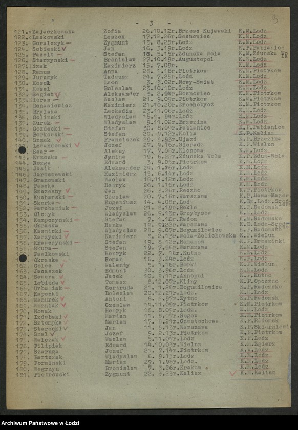 Obraz 4 z jednostki "Korespondencja [z komitetami Polskiej Partii Robotniczej i instytucjami państwowymi w sprawach personalnych]"