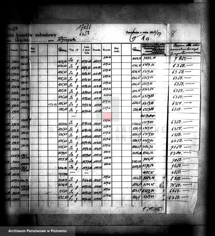 Obraz 12 z jednostki "Operat szacunkowy majątku Czajcze powiatu wyrzyskiego"