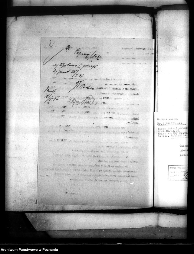 Obraz 6 z jednostki "Majątek Łobżenice powiatu wyrzyskiego odprawy z art. 44 ustawy o wykonaniu reformy rolnej"