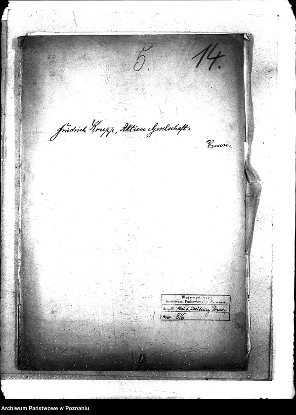 Obraz 4 z jednostki "Friedrich Krupp, Aktien Gesellschaft Essen"