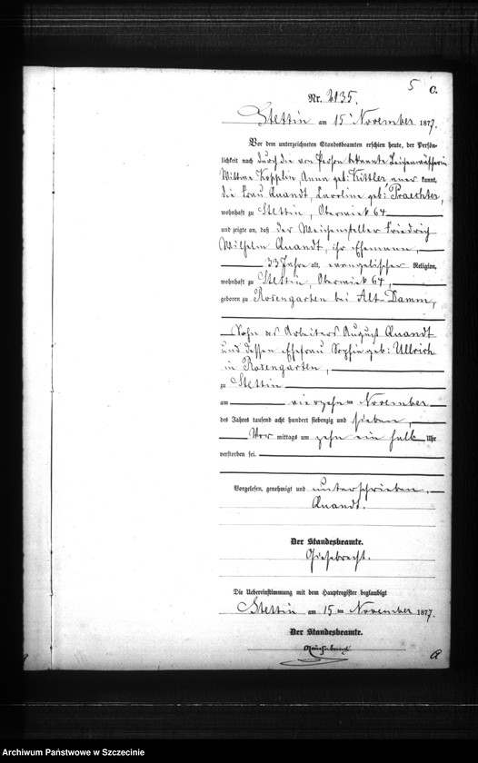 Obraz 8 z jednostki "Sterbe-Register (Neben-Register) Band VI"