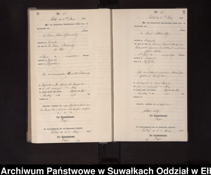 image.from.unit.number "Sterbe-Neben-Register des Königlichen Preussischen Standes-Amtes Orlen Kreis Loetzen"