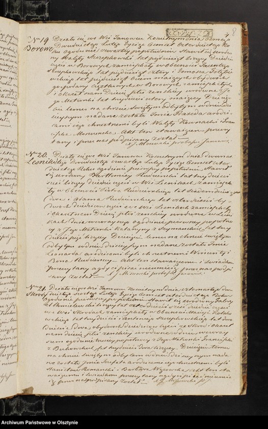 image.from.unit.number "Duplikat Skaładający się z 3-ech Oddziałow z Akt Urodzeń, d-o Zaslubień, d-o Zejscia Parafii Janowieckiej przeznaczony do zapisywania Akt wspomnianych na rok 1840"