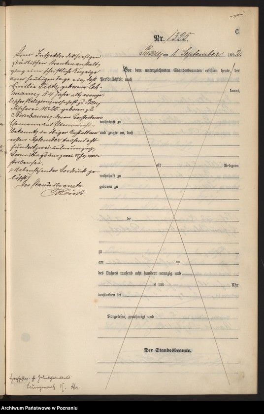 Obraz 14 z jednostki "Księga zgonów t. IV"