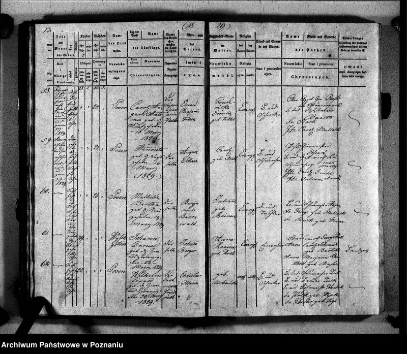 Obraz 16 z jednostki "Duplikat der Getauften, Getrauten, Verstorbenen"