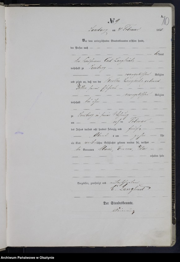 image.from.unit.number "Haupt-Geburts-Register Nr 1 - 125"